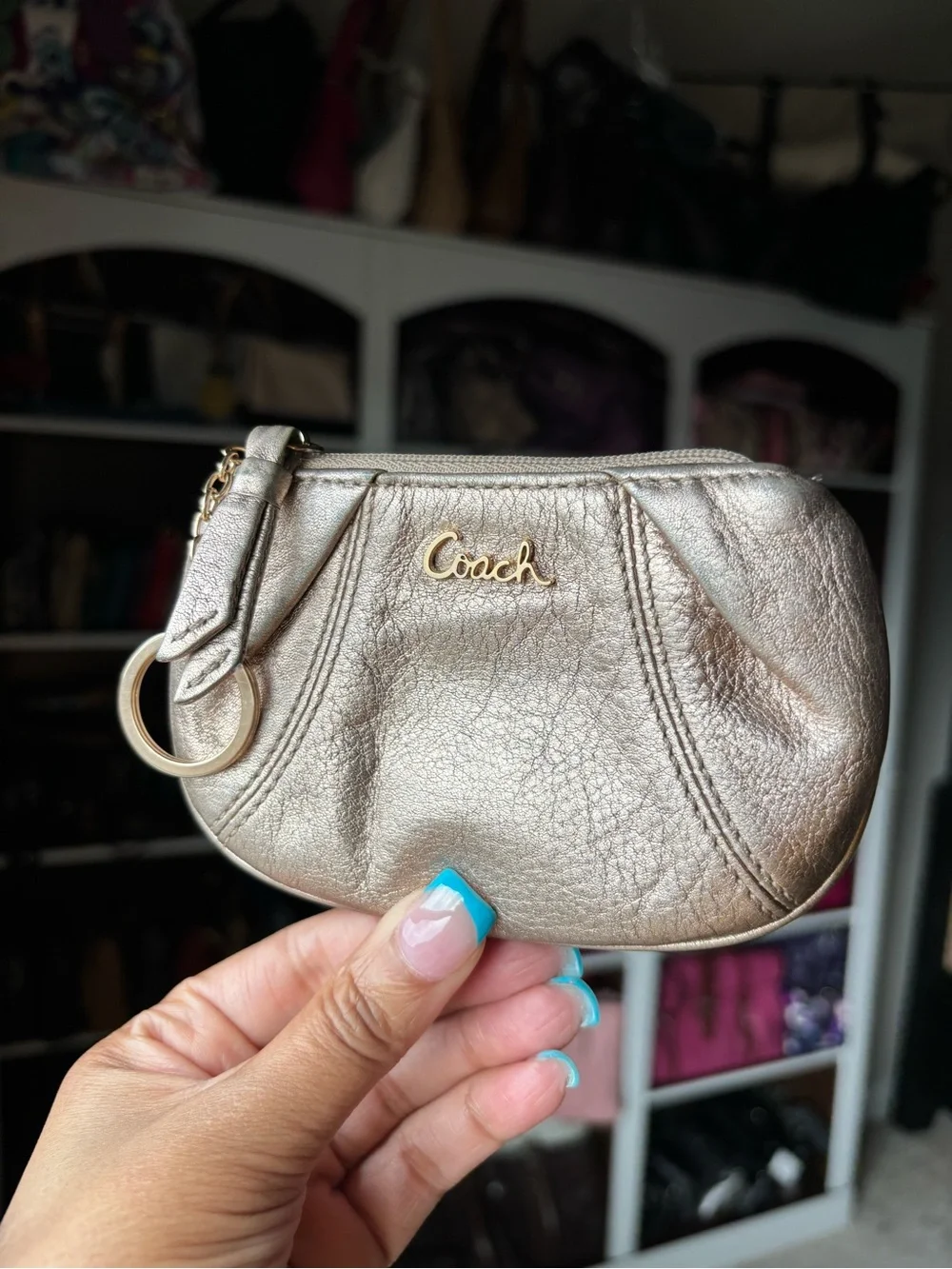 ✨👛🪙COACH Ashley Pleated Coin Purse 🪙👛✨
